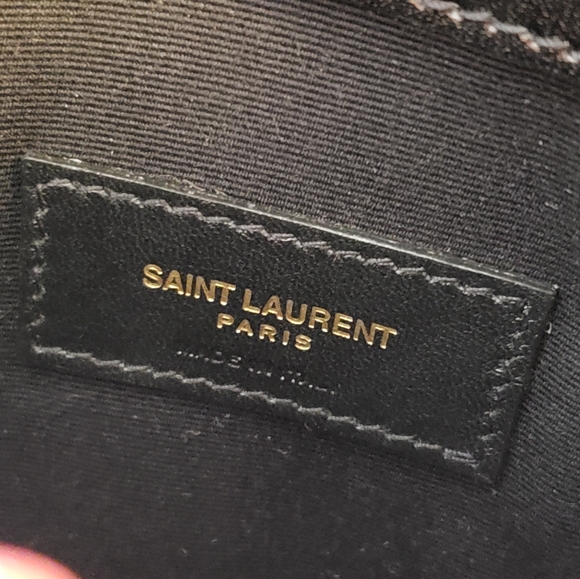 Black Saint Laurent Uptown Pouch - Picture 8 of 11